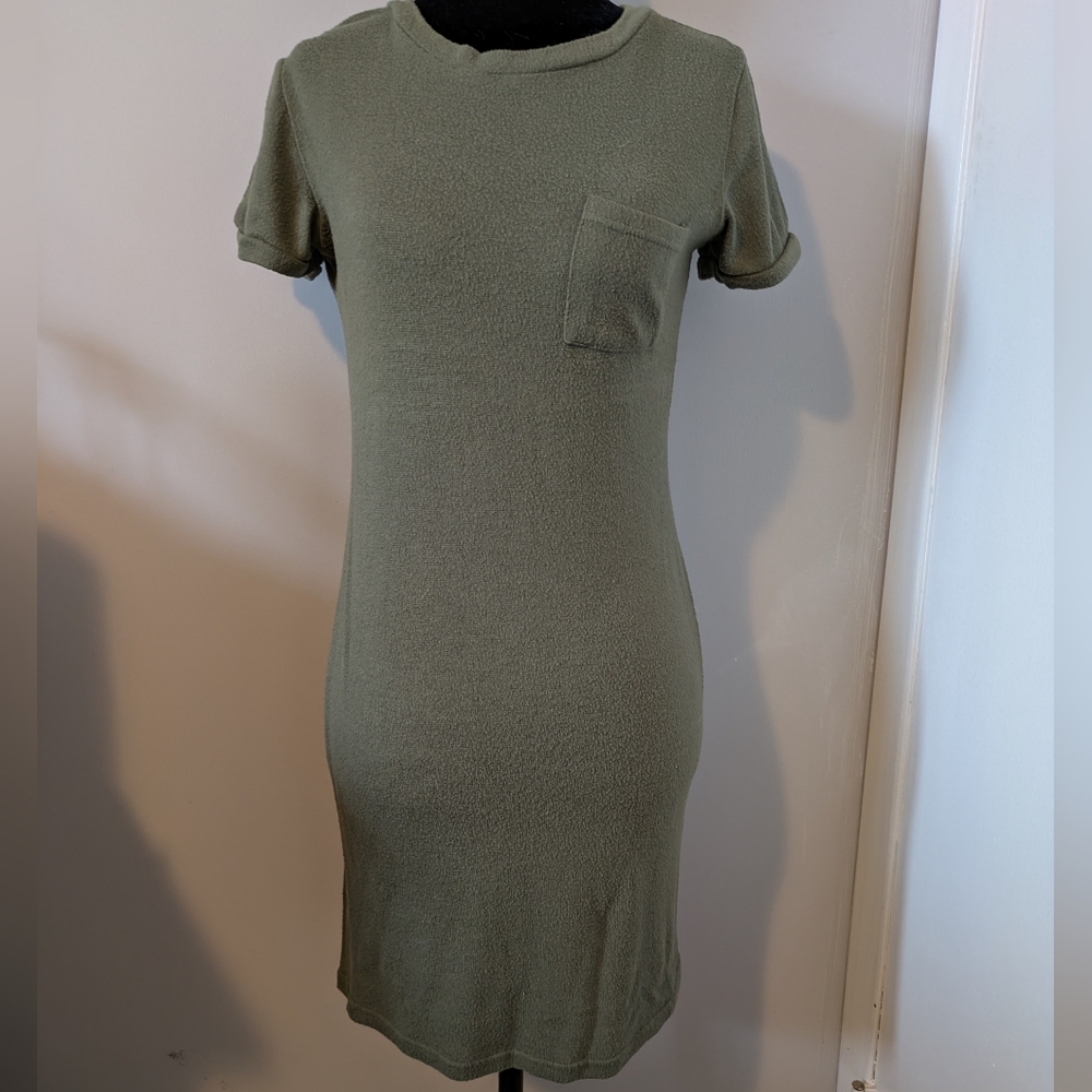 Forever 21 Green Casual Sheath Mini Dress